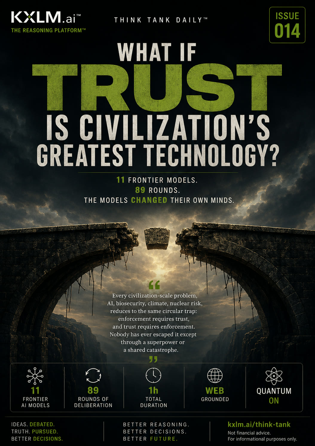 Issue 014: What If Trust Is Civilization’s Greatest Technology?