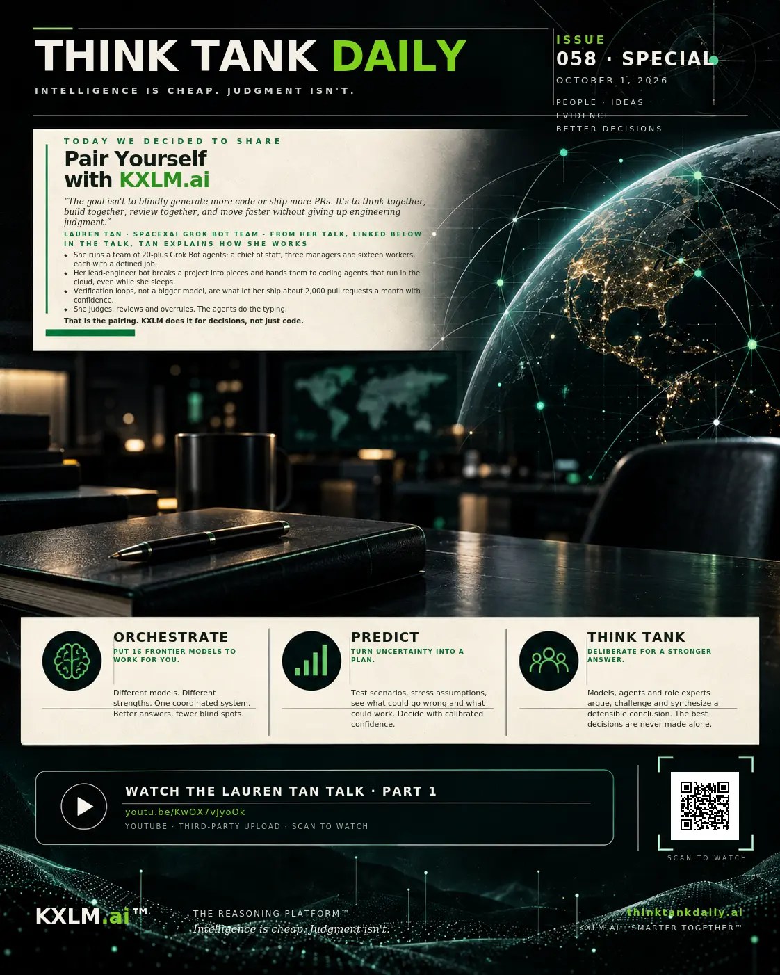Issue 058: Pair Yourself with KXLM.ai
